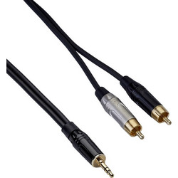 BESPECO RKYMSR300 : καλώδιο από δύο rca σε stereo mini jack, 3.0m