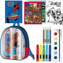 Marvel Avengers backpack stationery set