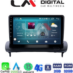 LM Digital ZR8387 Ηχοσύστημα Αυτοκινήτου με Οθόνη Αφής USB Bluetooth & GPS