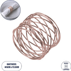 GOURMET 35002 Δαχτυλίδι Πετσέτας Μεταλλικό Χάλκινο Φ5 x Υ3.5cm