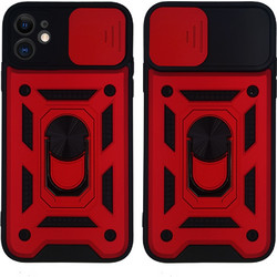 Sonique Ring Armor CamPro Θήκη iPhone 11 Red