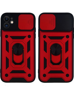 Sonique Ring Armor CamPro Θήκη iPhone 11 Red