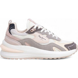 Pepe Jeans Γυναικεία Sneakers Λευκά Μωβ PLS60037-926