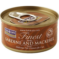 Fish4Cats Finest Adult with Sardine & Mackerel 70gr