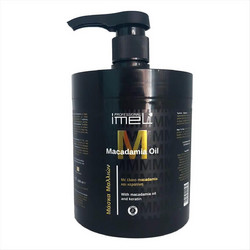 Imel Macadamia Oil Μάσκα Μαλλιών Κερατίνης για Επανόρθωση για Ξηρά & Ταλαιπωρημένα Μαλλιά 1lt