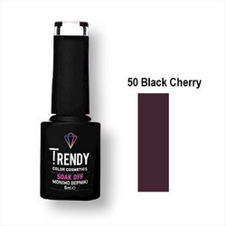 Trendy Soak Off 50 Black Cherry Ημιμόνιμο Βερνίκι Νυχιών 6ml