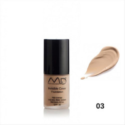 MD Professionnel Invisible Cover 03 Sand Liquid Foundation SPF30 15ml