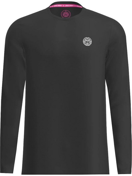 Bidi Badu Crew Roundneck Men's Longsleeve Black