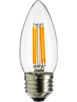 LED FILAMENT BULB 4W C37 E27 4000K