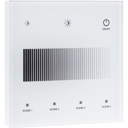 GLOBOSTAR(R) 73150 SKYDANCE T11-S CORE Ασύρματο Χειριστήριο Τοίχου Αφής 1 Ζώνης 1CH AC 100-240V 0.1A Max IP20 - DMX512 + RF 2.4GHz + Εμβέλεια 30m - M8.6xΠ8.6xΥ3.3cm