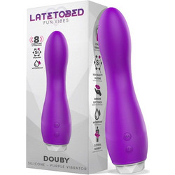 LateToBed Douby Δονητής G-Spot Μωβ