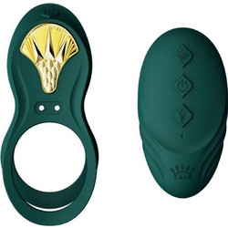 Zalo Bayek Ring Ελαστικό Δαχτυλίδι Πέους Σιλικόνης με Δόνηση Πράσινο