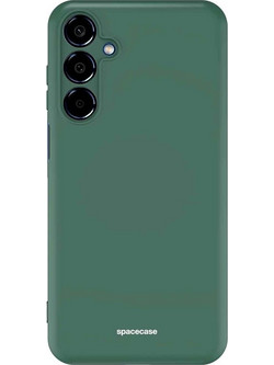 Θήκη Samsung Galaxy M35 - Spacecase Silicone Case Σιλικόνης - Dark Green (5905719110925)