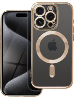 Is Tpu Mag Electro Iphone 15 Pro Trans Gold Backcover - (MAGETPUIP15PRO)