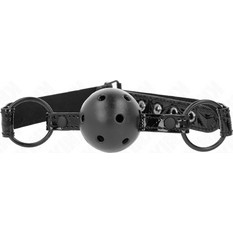 Kink Diamond Pattern Ball Gag Model 3 Black
