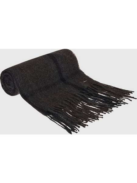 Ανδρικό καρό κασκόλ FBM010-097-10_DK GREY