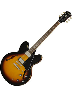 Epiphone ES-335 Ηλεκτρική Κιθάρα Semi-Hollow με Μαγνήτες HH & Ταστιέρα Indian Laurel Vintage Sunburst