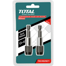 Total TAC462601 Μαγνητικοί Αντάπτορες Αυτόματοι HEX Σετ 2τμχ