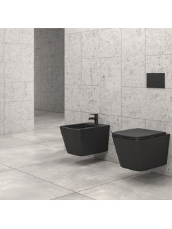 Karag LT 057F Μπιντέ αναρτώμενο Black Matt
