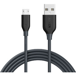 ANKER Cable Micro USB to USB-A 2.0 Powerline 1.8M, Black (A8133G11)