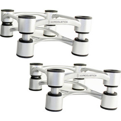 IsoAcoustics Aperta Βάσεις Ηχείων Δαπέδου Silver (Ζεύγος)