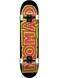 Nomad Skateboards Splash Complete Skateboard Black 8.0