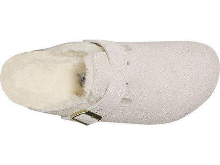 Birkenstock Boston Shearling 1026192-ANTIQUE WHITE