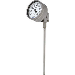 WIKA ΘΕΡΜΟΜΕΤΡΟ ΚΑΘΕΤΟ ΑΝΟΞΕΙΔΩΤΟ Φ 100 / 360 x 10 mm 0+500oC+821.21