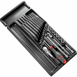 FACOM MOD.R161-26PB ΘΗΚΗ ΣΕΤ 36 ΤΕΜΑΧΙΩΝ 1/4' R.161B