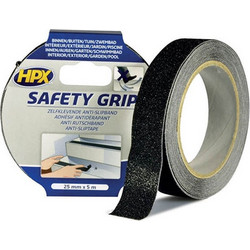 HPX SAFETY GRIP ΑΝΤΙΟΛΙΣΘΗΤΙΚΗ ΤΑΙΝΙΑ ΜΑΥΡΗ 25 mm x 18 m 251800122