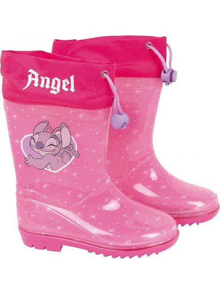 ΠΑΙΔΙΚΕΣ ΜΠΟΤΕΣ ΒΡΟΧΗΣ ΡΟΖ LILO & STITCH - ANGEL (WD16524)