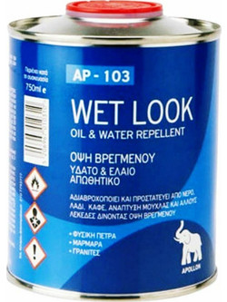 Wet Look Αδιαβροχοποιητής Μαρμάρων Όψη Βρεγμένου Ap-103 5lt - APOLLON (AP-103)