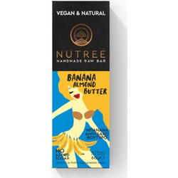 Nutree Handmade Raw Bar Banana Almond Butter 60gr