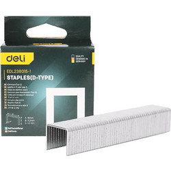 DELI συνδετήρες σχήματος Π EDL238015-1 για καρφωτικό, 1.2x10x11.3mm, 1000τμχ