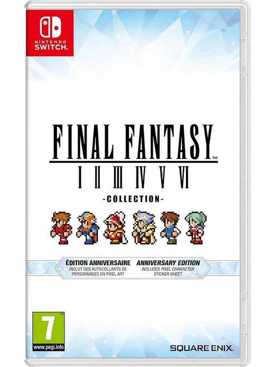 Final Fantasy I-VI Pixel Remaster Collection Nintendo Switch