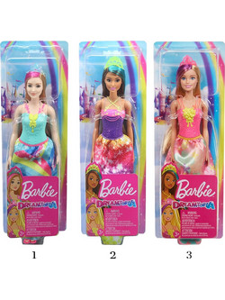 Mattel Barbie Dreamtopia Πριγκίπισσα 3 Σχέδια