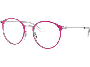 Ray-Ban RJ1053 4067 Παιδικός Σκελετός Γυαλιών Οράσεως Μεταλλικός Ασημί Ροζ