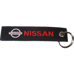 Υφασμάτινο μπρελόκ NISSAN με κέντημα FLAT
