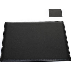 Bagcity Σετ σουμέν γραφείου 40x35 και σουβέρ σε μαύρο 12NLBN73 - 1273-01
