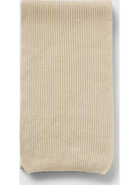 Μπεζ CashSoft Rib Κασκόλ chino