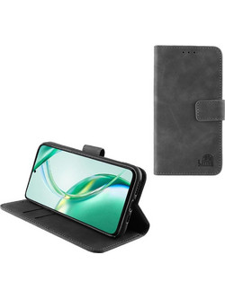 Lime Essential Magnet Book Stand Clip Θήκη (Honor 200 Smart 5G) Grey