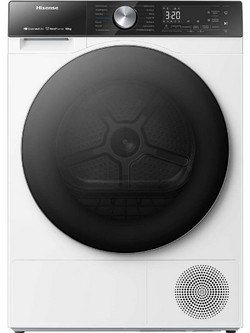 Hisense DH5S102BW Στεγνωτήριο Ρούχων 10kg A+++ με Αντλία Θερμότητας