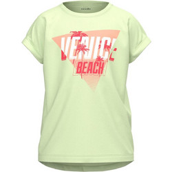 Name It Παιδικό T-Shirt Κοντομάνικο Lime 13214677