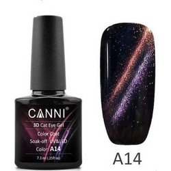 Canni 3D Gel A14 Cat Eye Ημιμόνιμο Βερνίκι Νυχιών 7.3ml