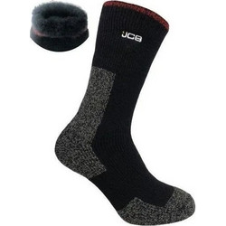 JCB JCB000104 Thermasocks Μάρο-Γκρί Κάλτσες Θερμικές Εργασίας Ανδρικές 1 Ζεύγος 39-43