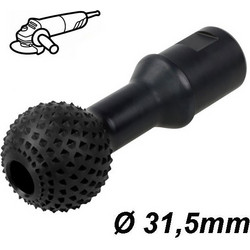 WOLFCRAFT 4386000 Ράσπα σφαιρική για γωνιακό τροχό O 31,5mm