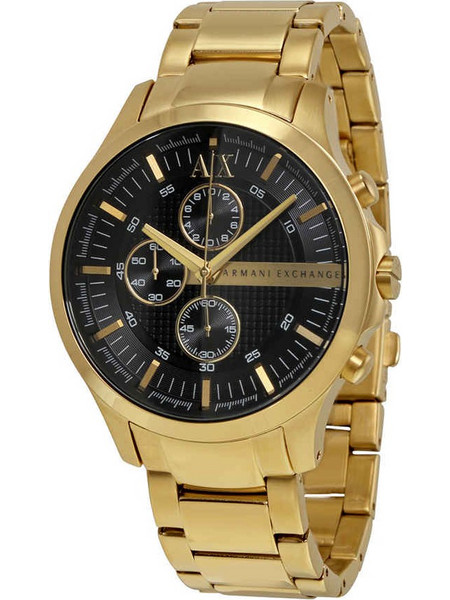 Armani Exchange Ανδρικό Ρολόι Χρονογράφος με Χρυσό Μεταλλικό Μπρασελέ AX2137