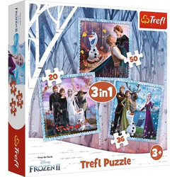 Παιδικό Puzzle Trefl Disney Frozen II 20 + 36 + 50 Κομμάτια 34853