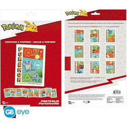 POKEMON - Portfolio 9 posters Starters Videogames NEW