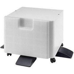 Wooden Desk Kyocera with storage capacity including castors (wheels) (870LD00078)